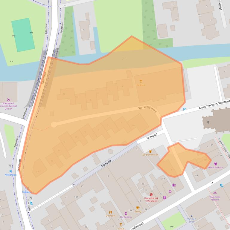 Kaart van postcodegebied 2678AV.