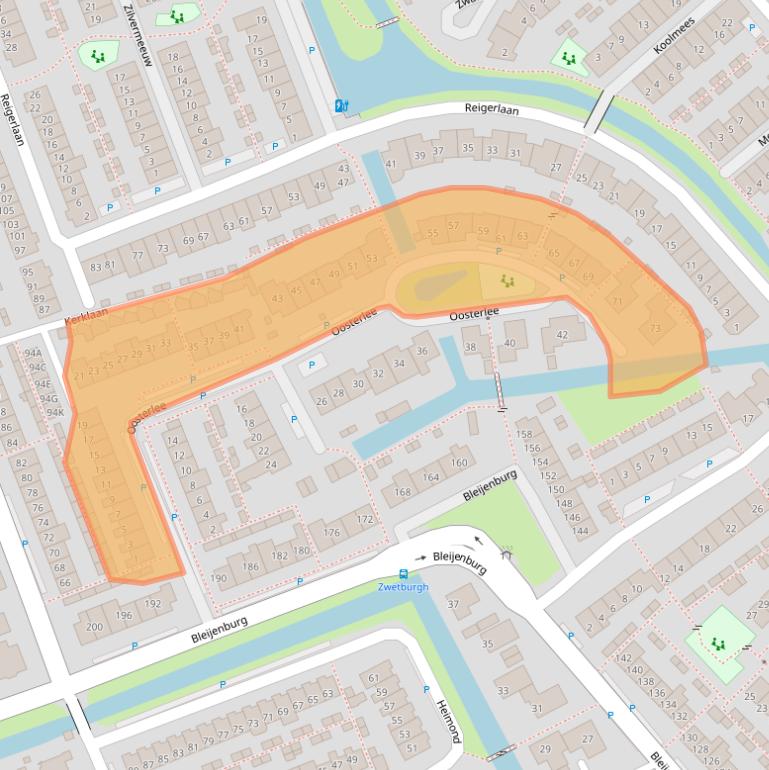Kaart van postcodegebied 2678AX.