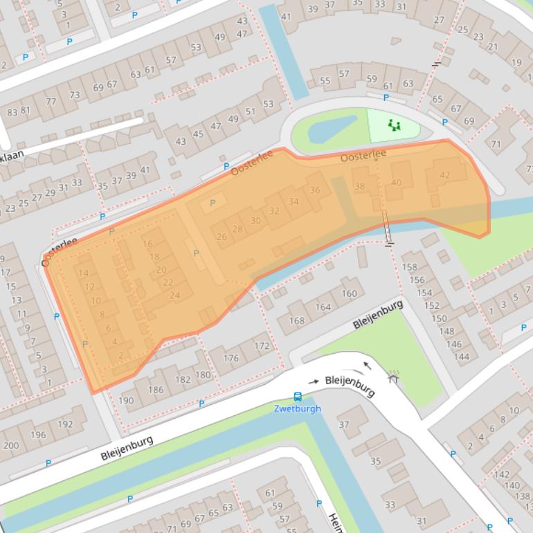 Kaart van postcodegebied 2678AZ.