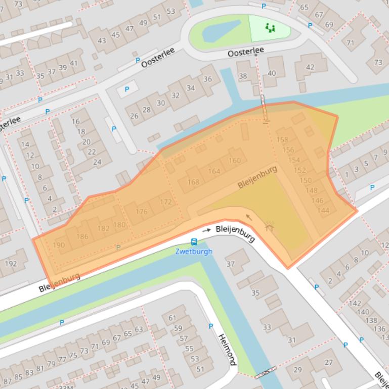 Kaart van postcodegebied 2678BD.