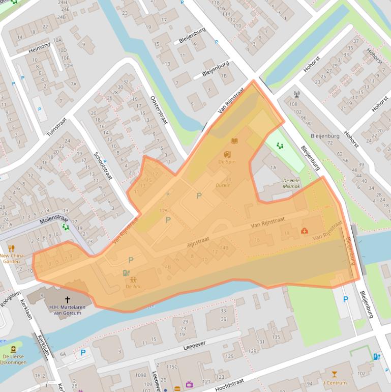 Kaart van postcodegebied 2678BP.