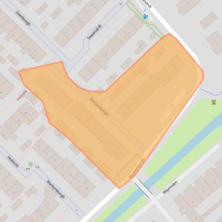 Kaart van postcodegebied 2678CB.