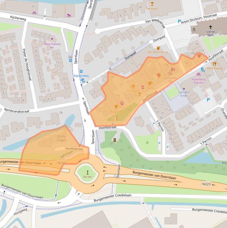 Kaart van postcodegebied 2678CE.