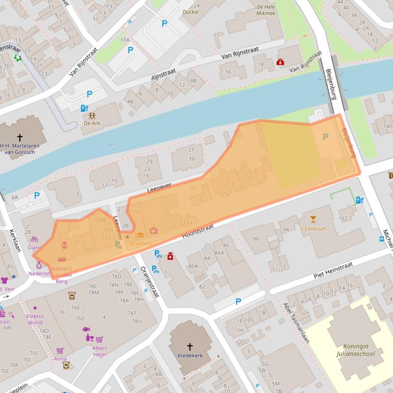 Kaart van postcodegebied 2678CH.