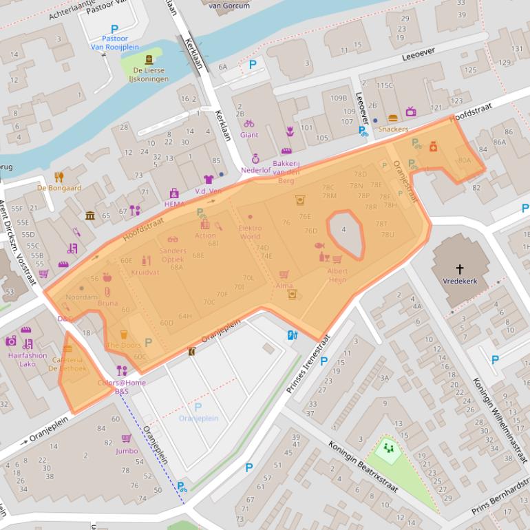 Kaart van postcodegebied 2678CL.