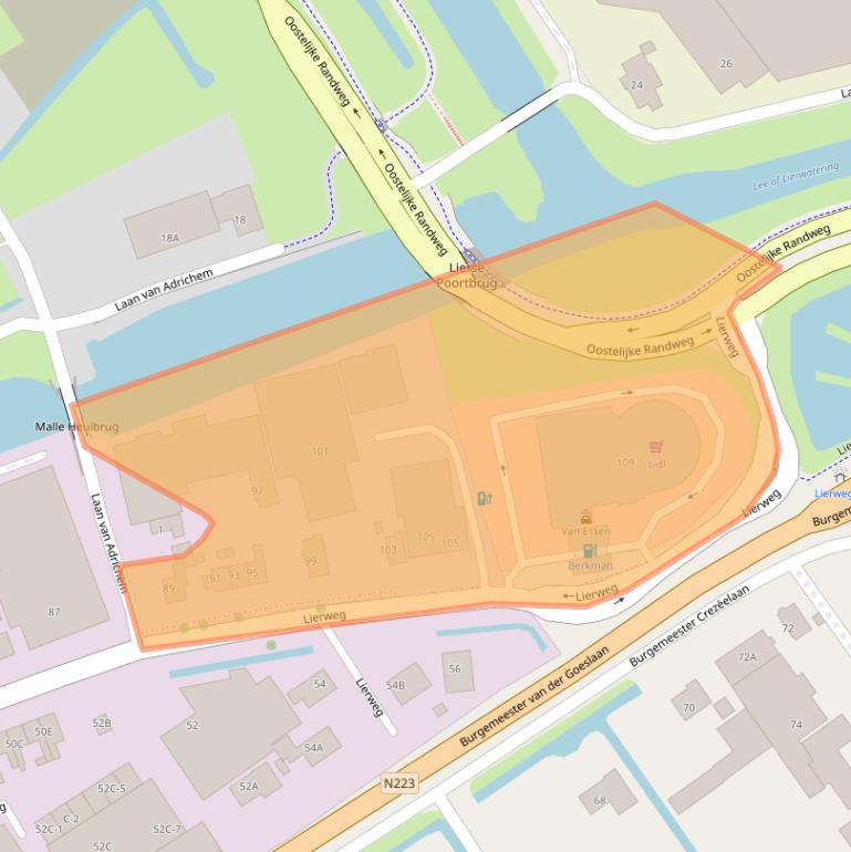 Kaart van postcodegebied 2678CV.