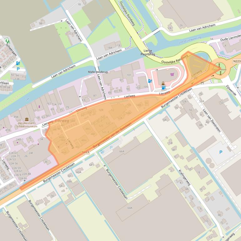 Kaart van postcodegebied 2678CX.