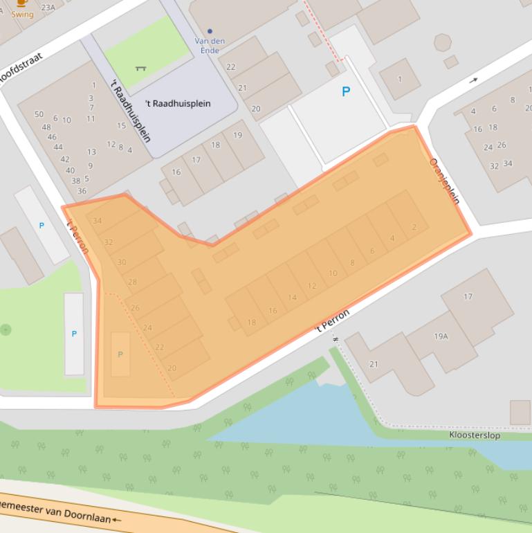 Kaart van postcodegebied 2678DB.