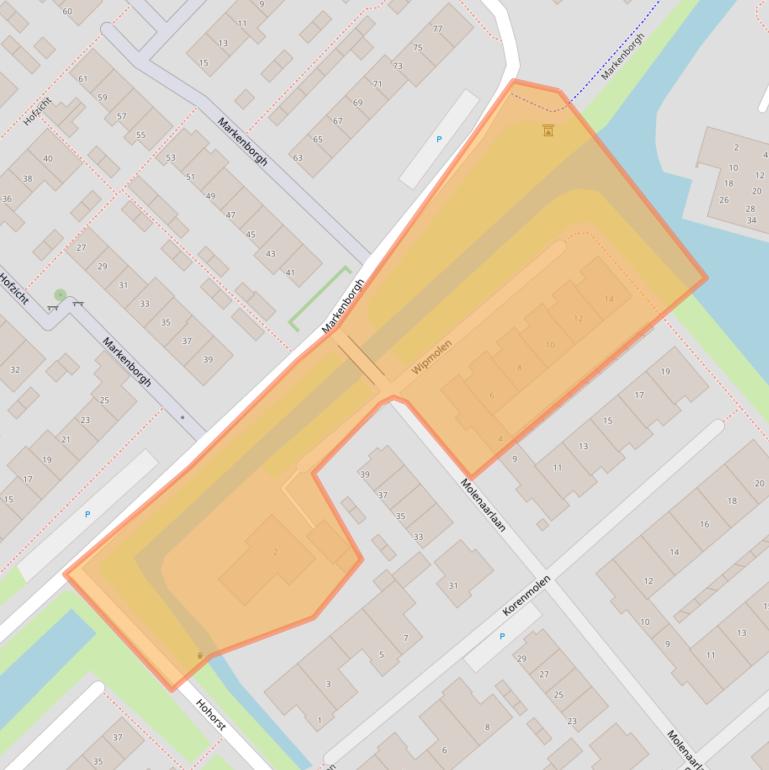 Kaart van postcodegebied 2678DL.