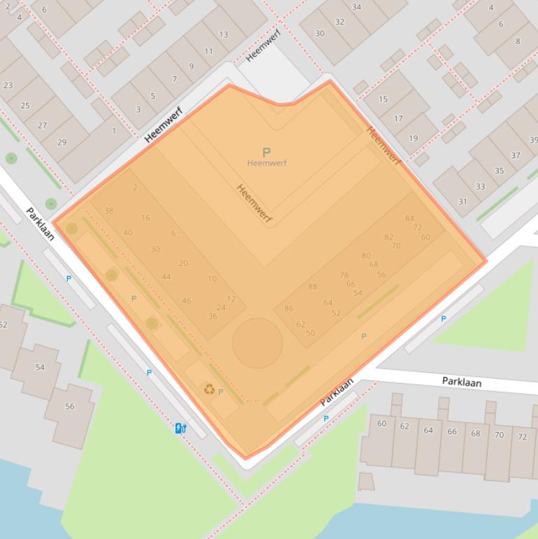 Kaart van postcodegebied 2678DP.