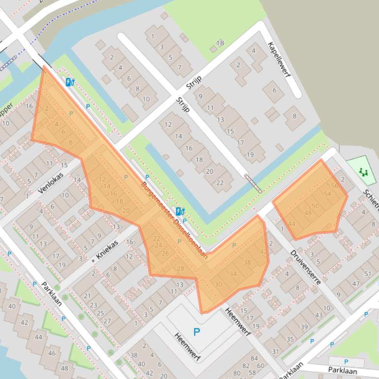 Kaart van postcodegebied 2678DW.