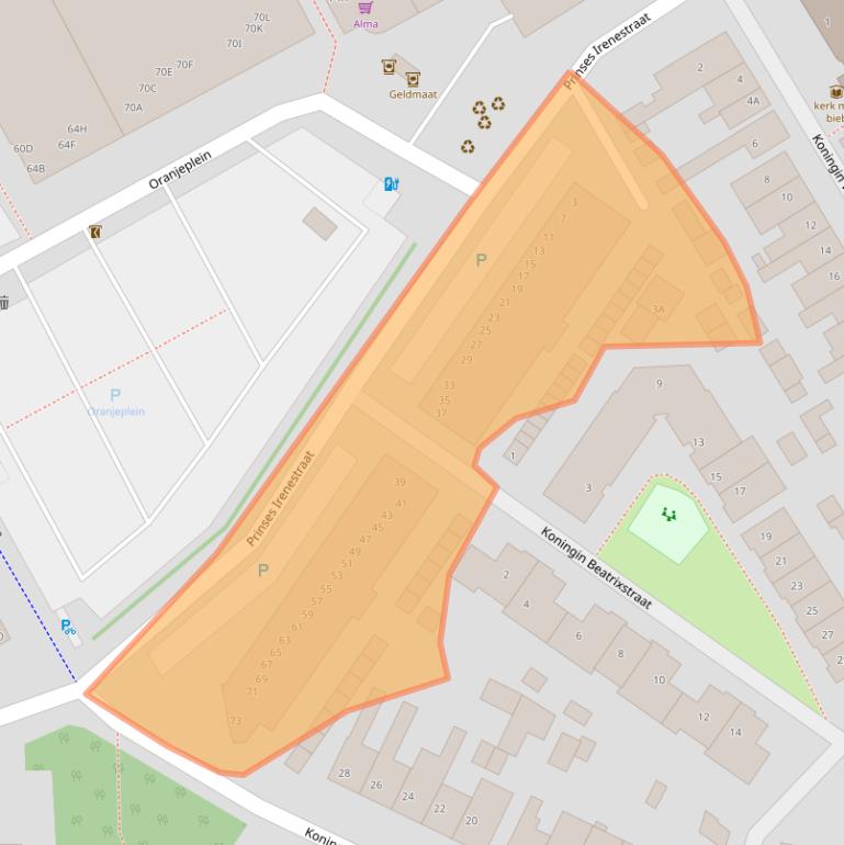 Kaart van postcodegebied 2678EA.