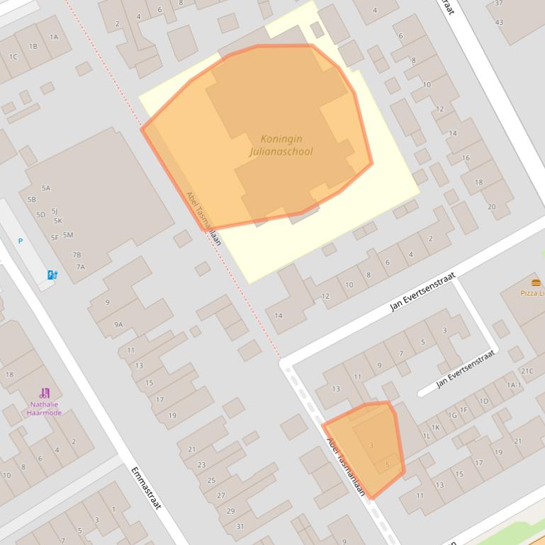 Kaart van postcodegebied 2678ER.