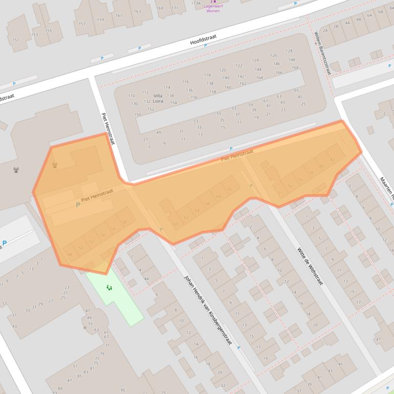 Kaart van postcodegebied 2678EV.