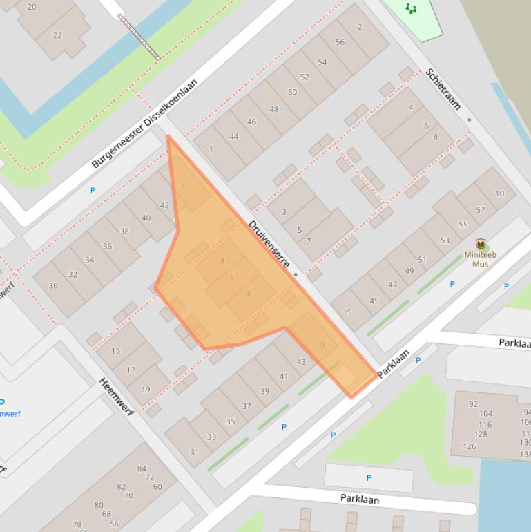 Kaart van postcodegebied 2678GL.