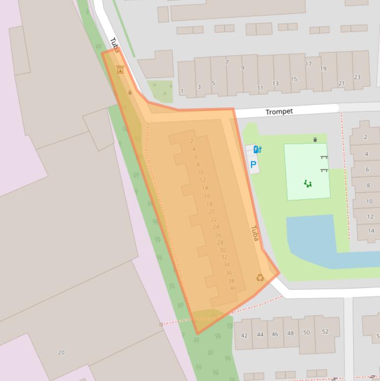 Kaart van postcodegebied 2678HB.