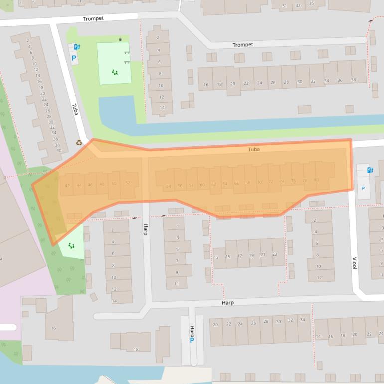 Kaart van postcodegebied 2678HC.