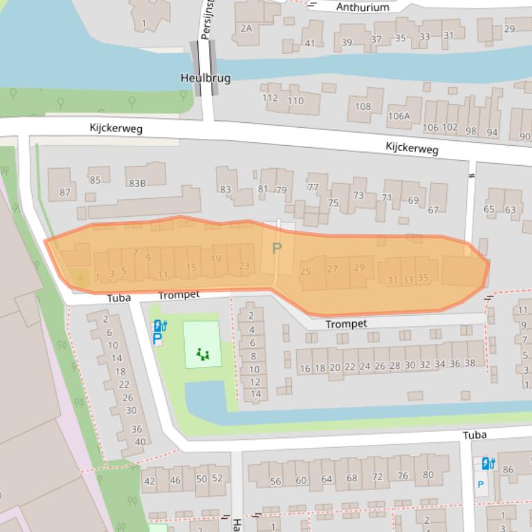 Kaart van postcodegebied 2678HD.