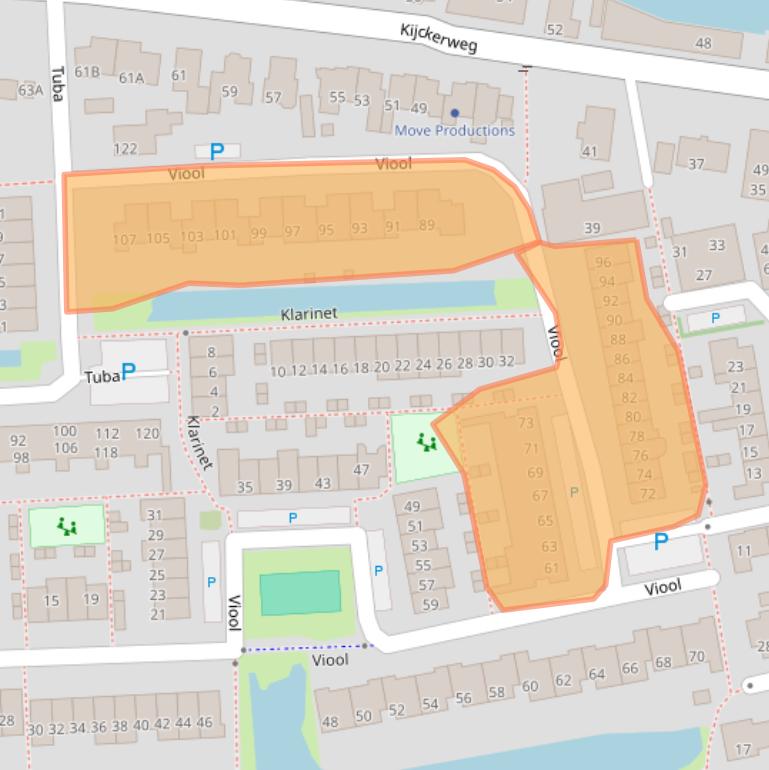 Kaart van postcodegebied 2678HL.