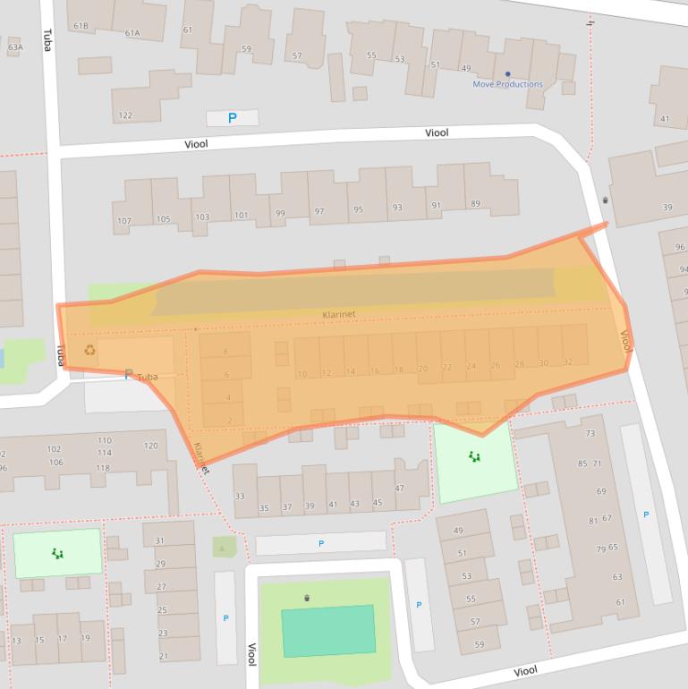 Kaart van postcodegebied 2678HM.