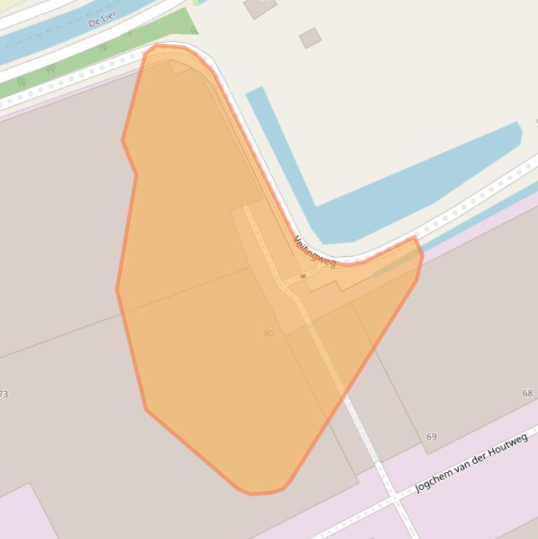 Kaart van postcodegebied 2678HR.