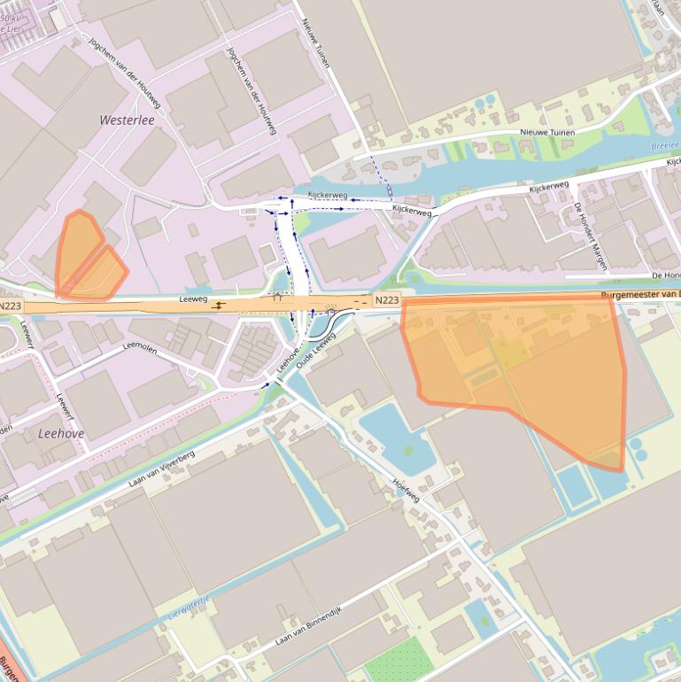 Kaart van postcodegebied 2678KB.