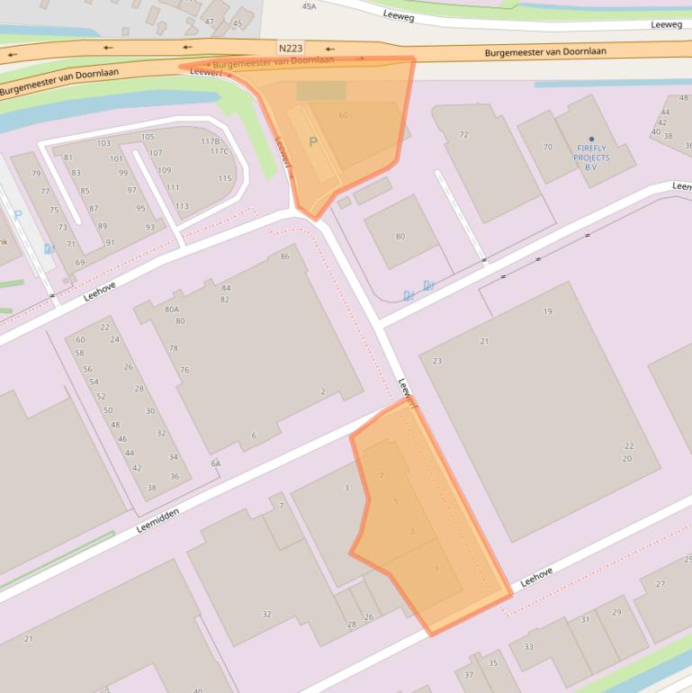 Kaart van postcodegebied 2678KD.