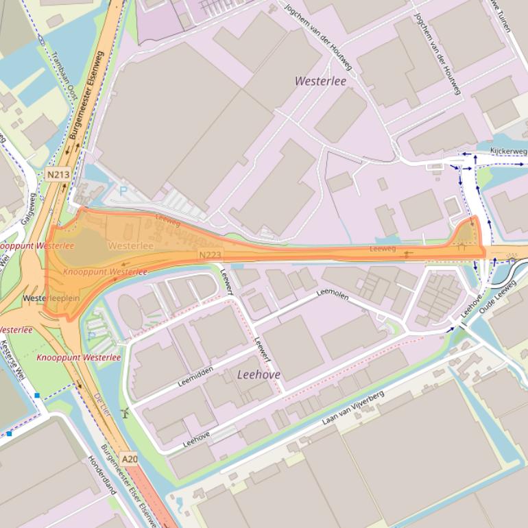 Kaart van postcodegebied 2678KE.