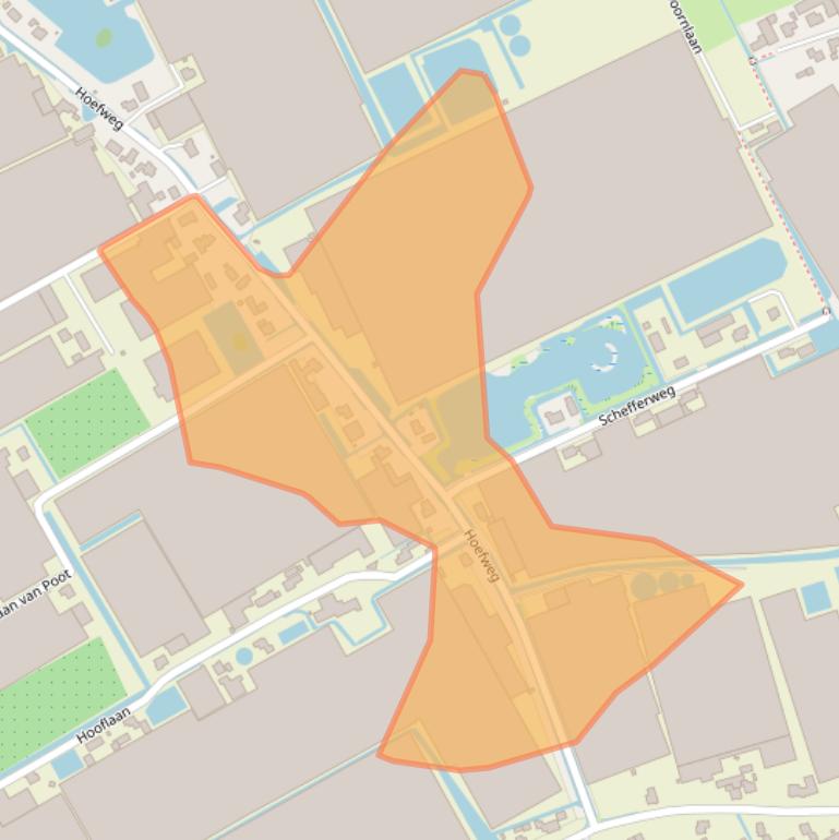 Kaart van postcodegebied 2678KK.