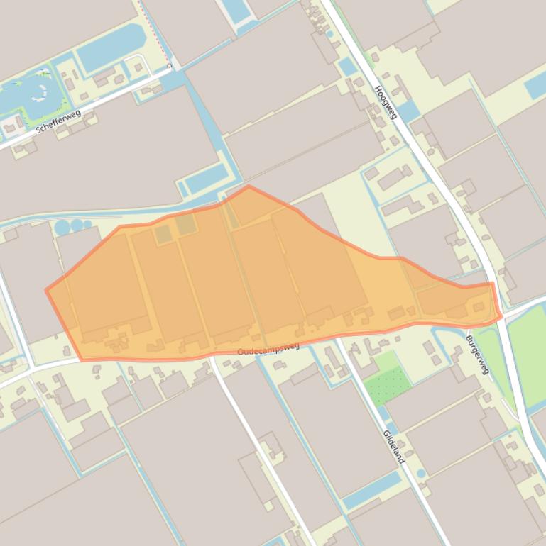 Kaart van postcodegebied 2678KN.