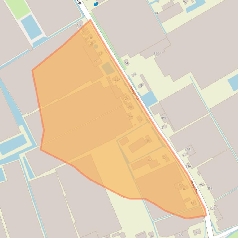 Kaart van postcodegebied 2678KW.