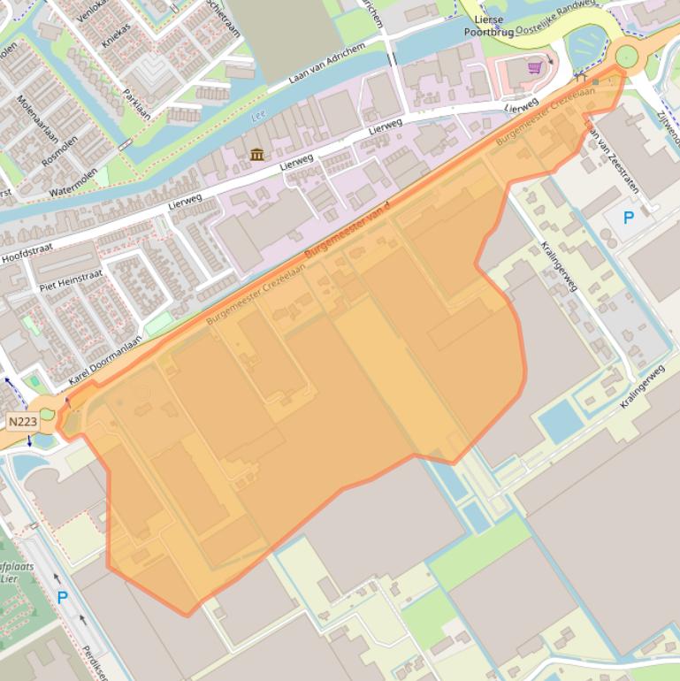 Kaart van postcodegebied 2678KZ.