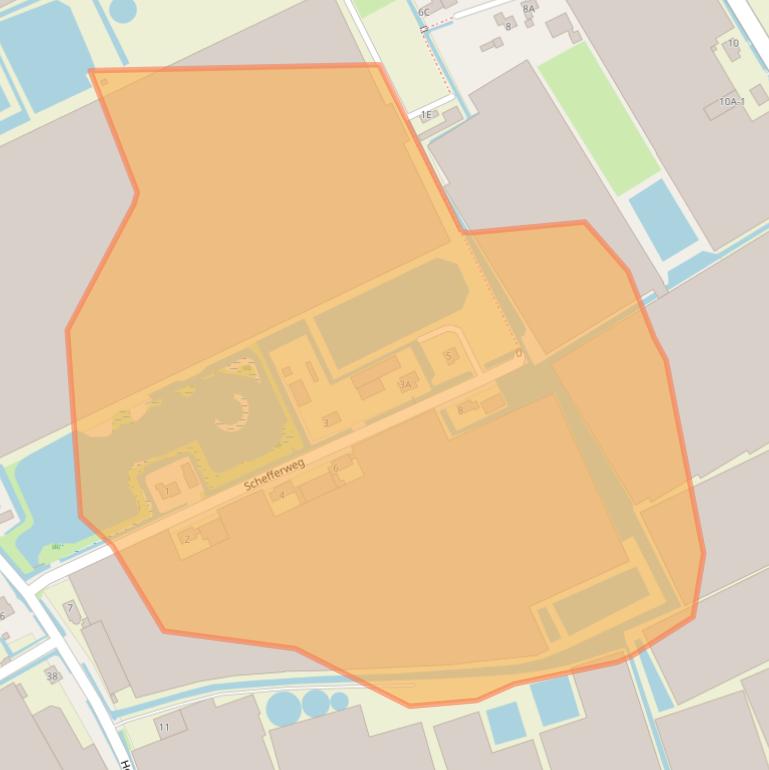 Kaart van postcodegebied 2678LB.