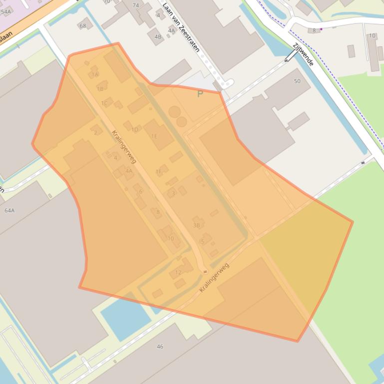 Kaart van postcodegebied 2678LR.