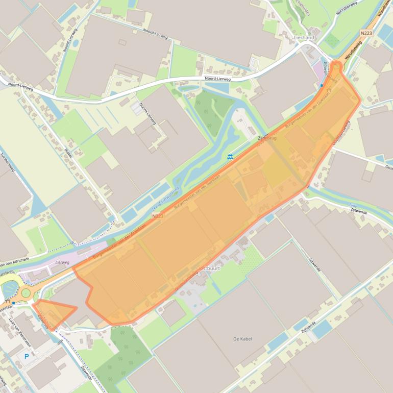 Kaart van postcodegebied 2678LT.