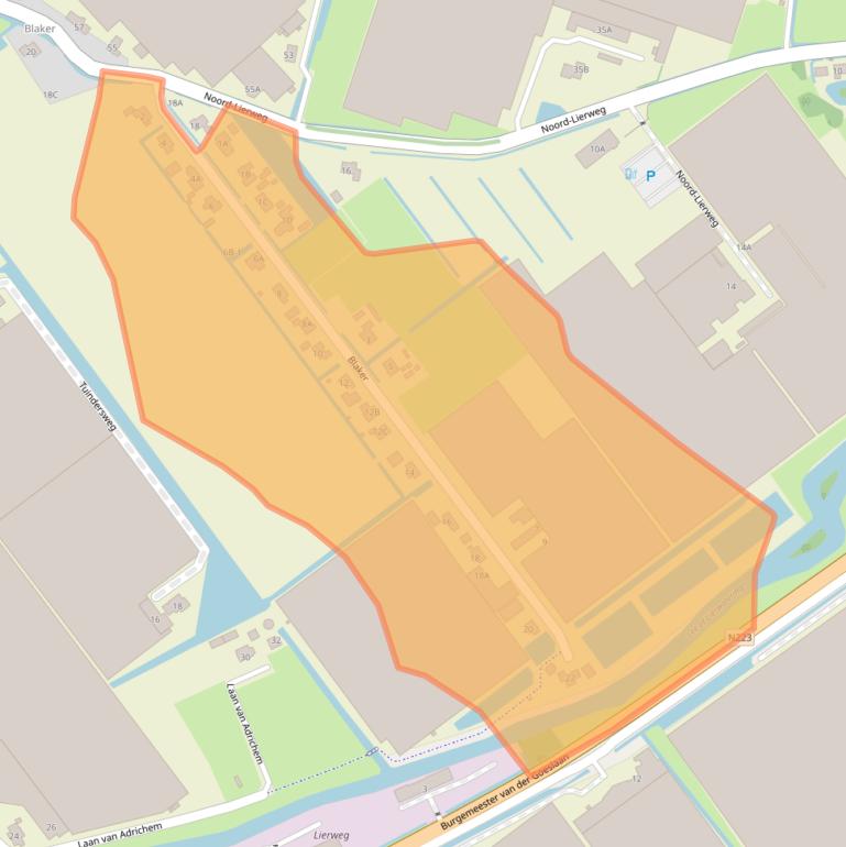 Kaart van postcodegebied 2678LW.