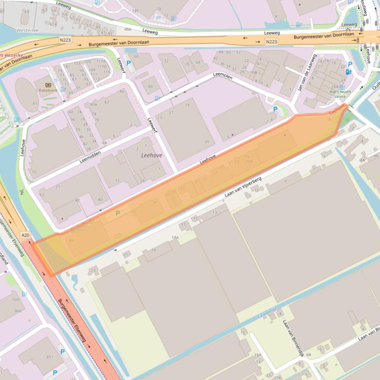 Kaart van postcodegebied 2678MA.