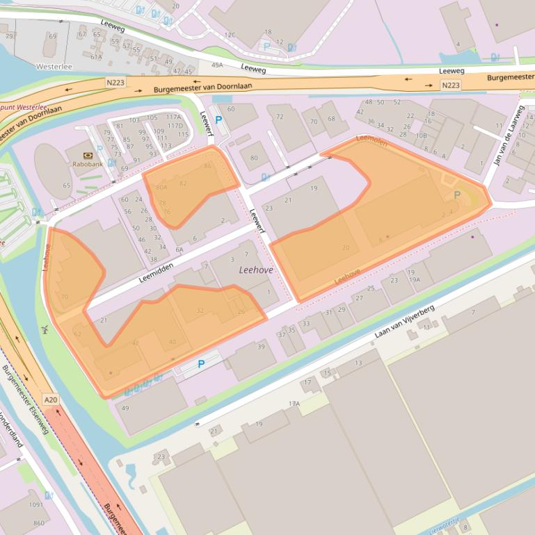 Kaart van postcodegebied 2678MC.