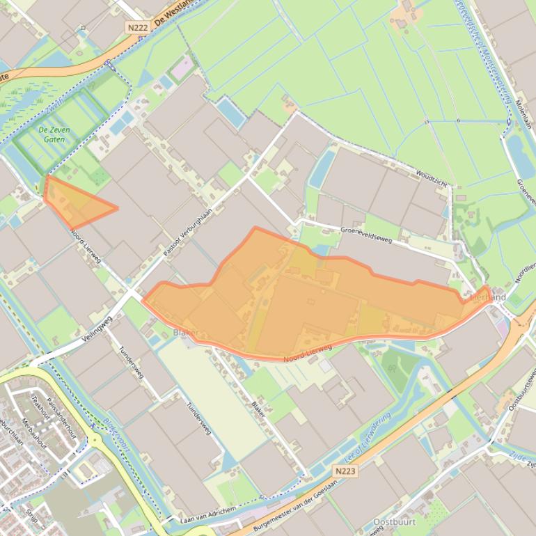 Kaart van postcodegebied 2678NA.