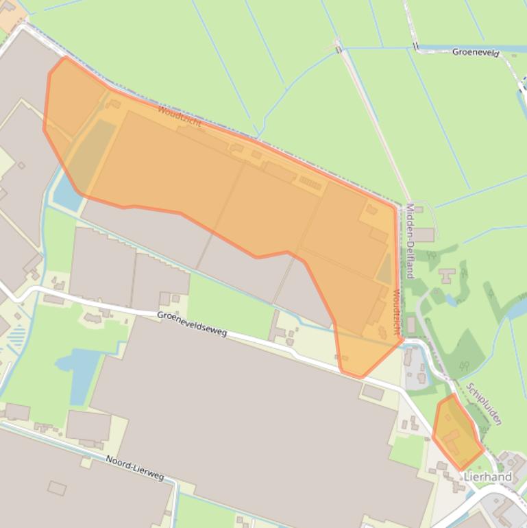 Kaart van postcodegebied 2678NG.