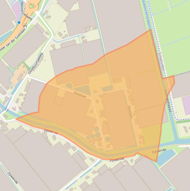 Kaart van postcodegebied 2678NK.