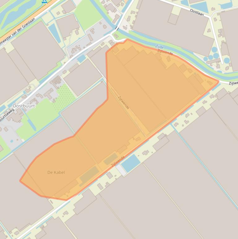 Kaart van postcodegebied 2678NL.