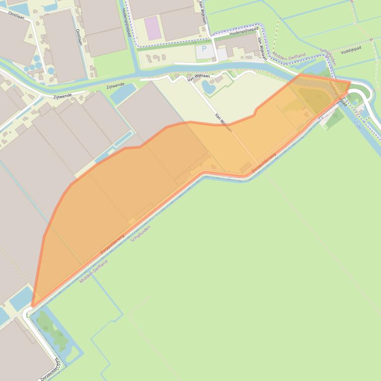 Kaart van postcodegebied 2678NM.