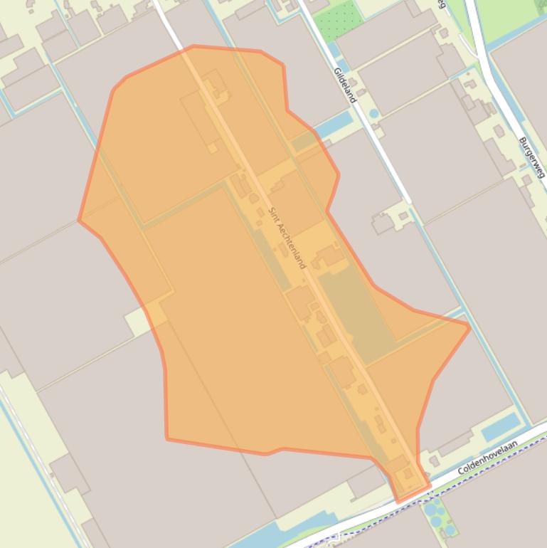 Kaart van postcodegebied 2678NR.