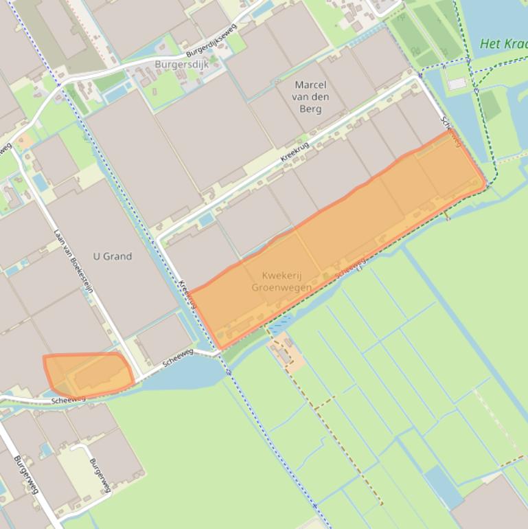 Kaart van postcodegebied 2678NT.