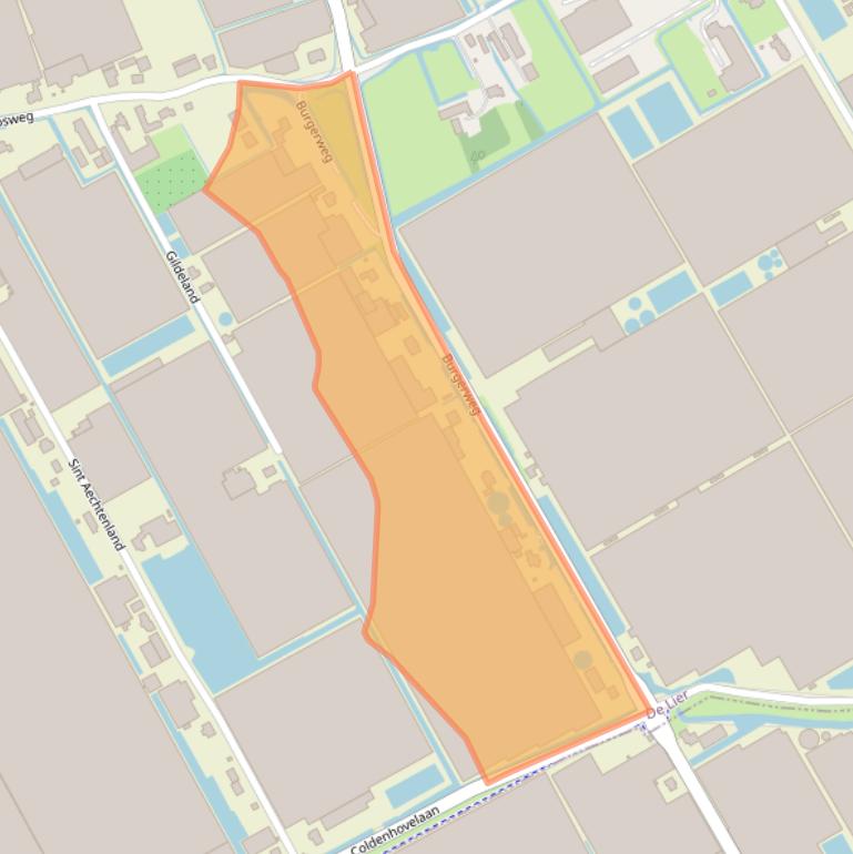 Kaart van postcodegebied 2678NV.