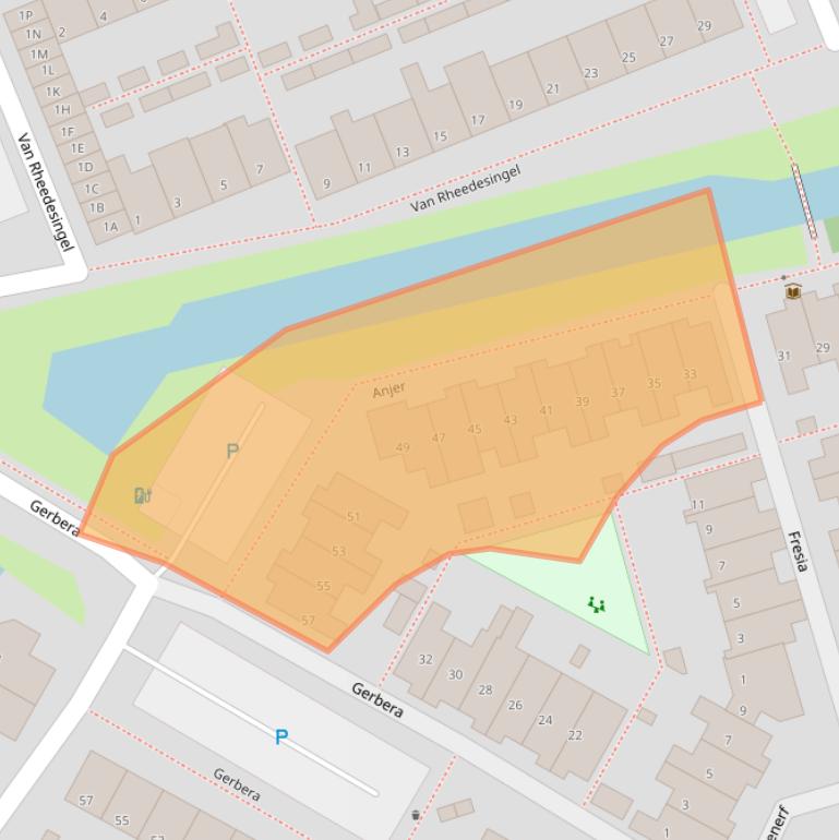 Kaart van postcodegebied 2678PC.