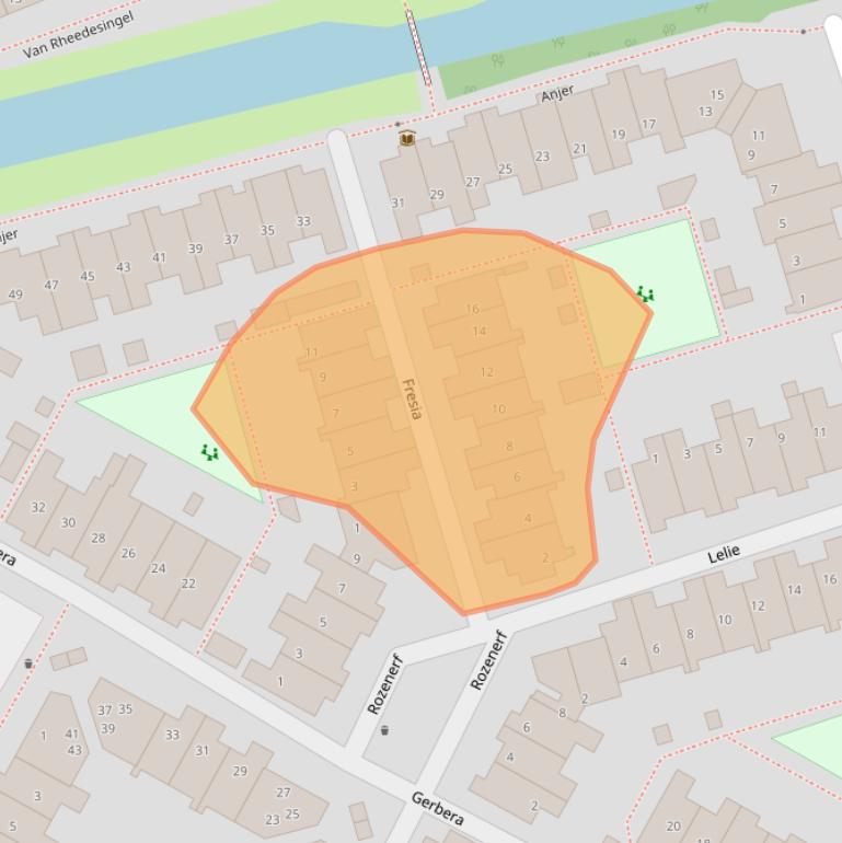 Kaart van postcodegebied 2678PD.