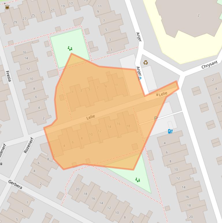 Kaart van postcodegebied 2678PE.