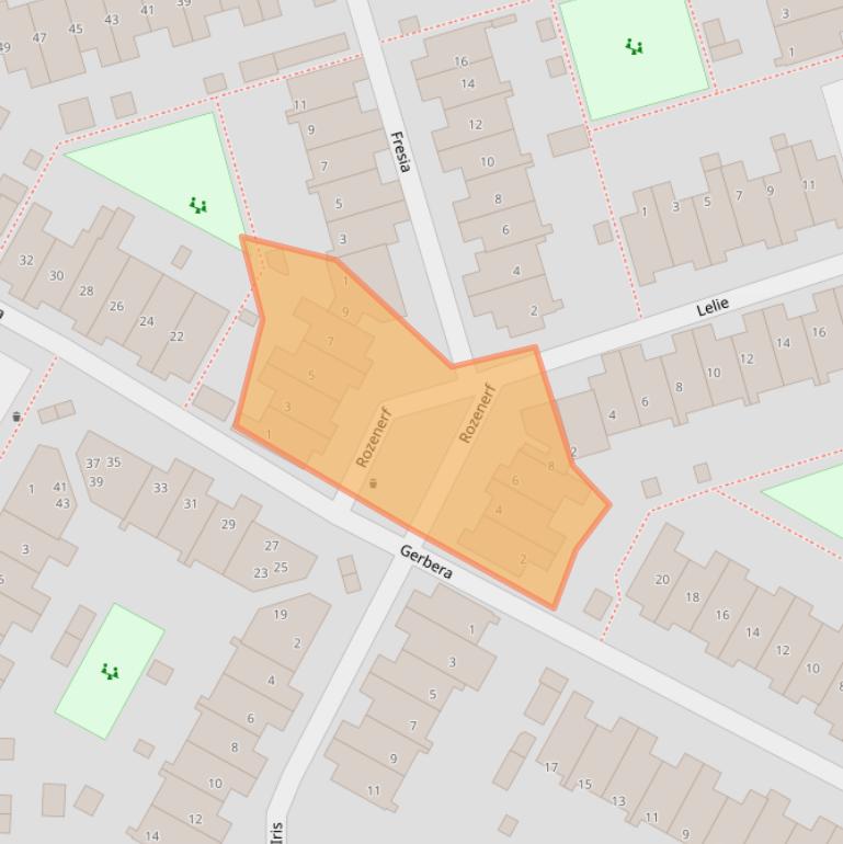 Kaart van postcodegebied 2678PJ.